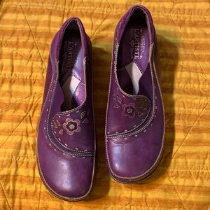 Spring Step L’Artiste Burbank Purple clog